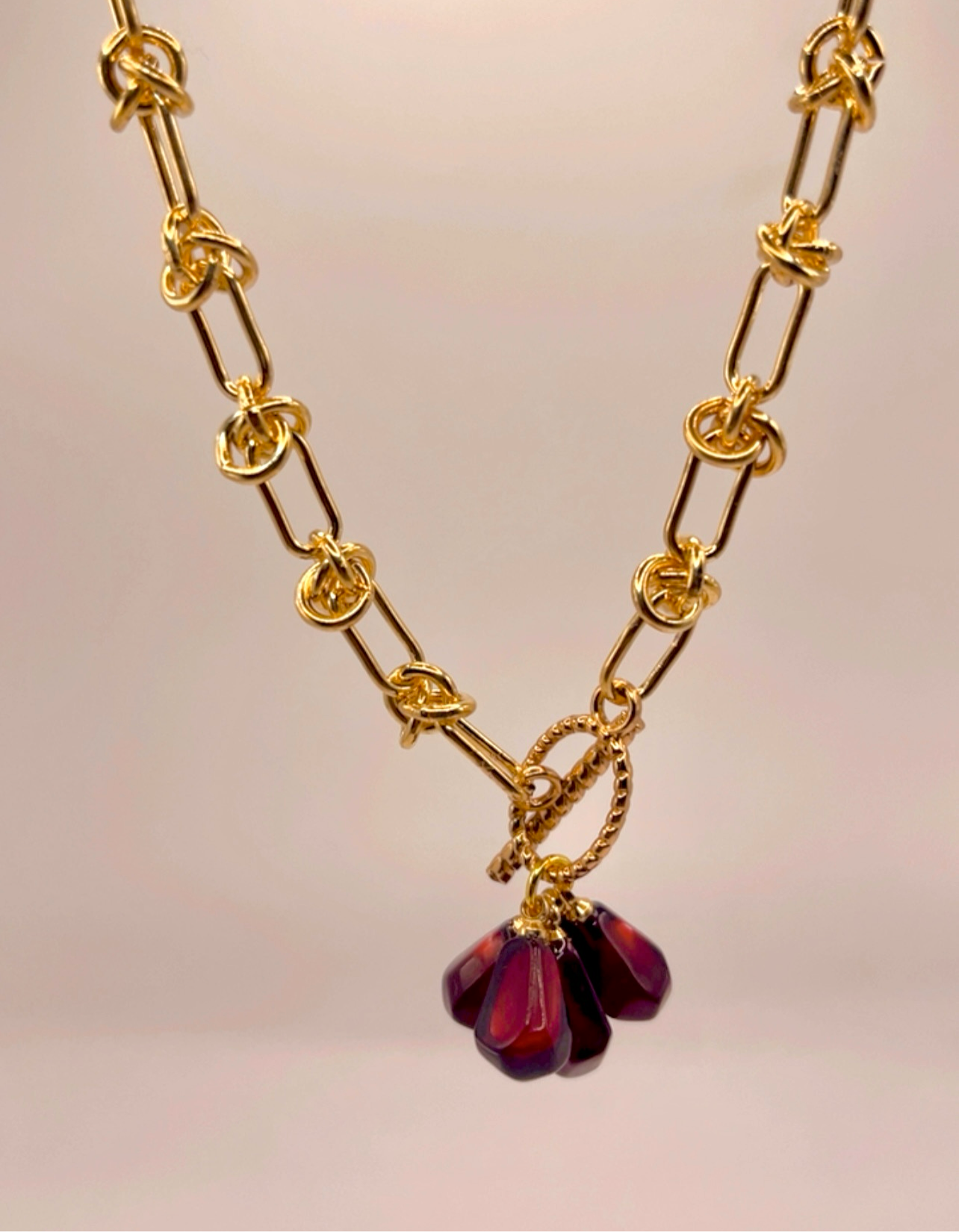 Pomegranate Cluster Necklace