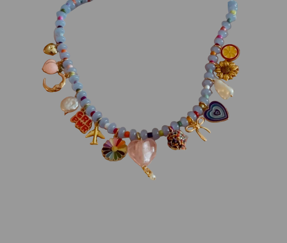 The “I’m in Love” Charm Necklace